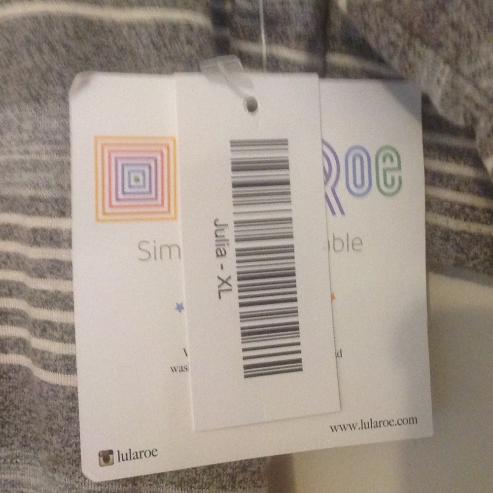 Lularoe Julia dress Size XL New with tags - Picture 4 of 6